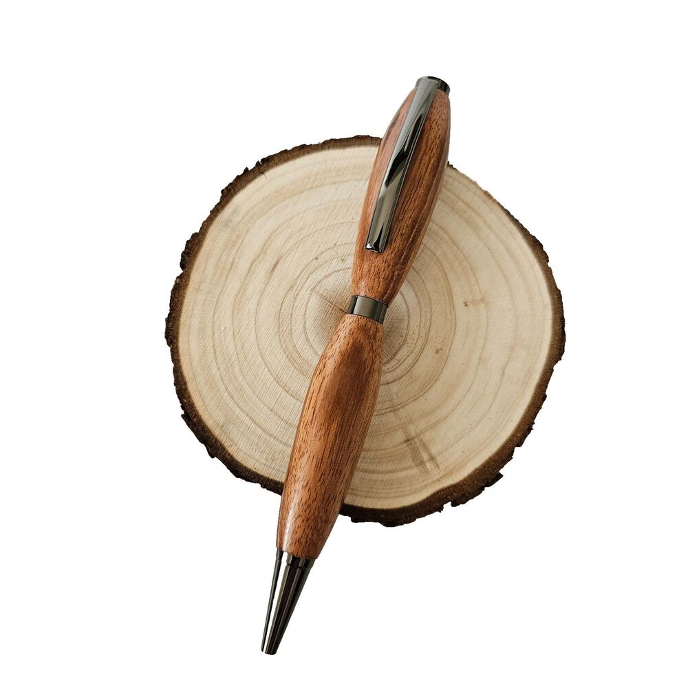 Goncalo Alves Wood Ballpoint Pen with Refill Handcrafted